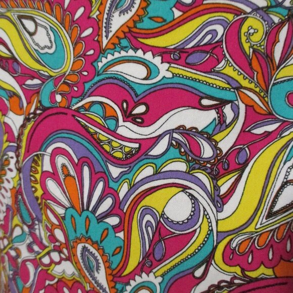 Attyre New York pants cropped/ankle colorful & stretchy size 14 - Picture 6 of 6